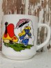 画像1: ct-140401-10 Smurf / 1984 Milk glass mug (France) (1)
