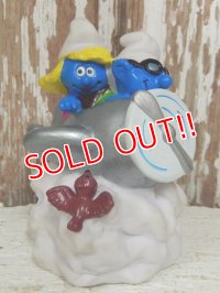 ct-140409-04 Smurf & Smurfette  / 1999 Candy Top "Plane"