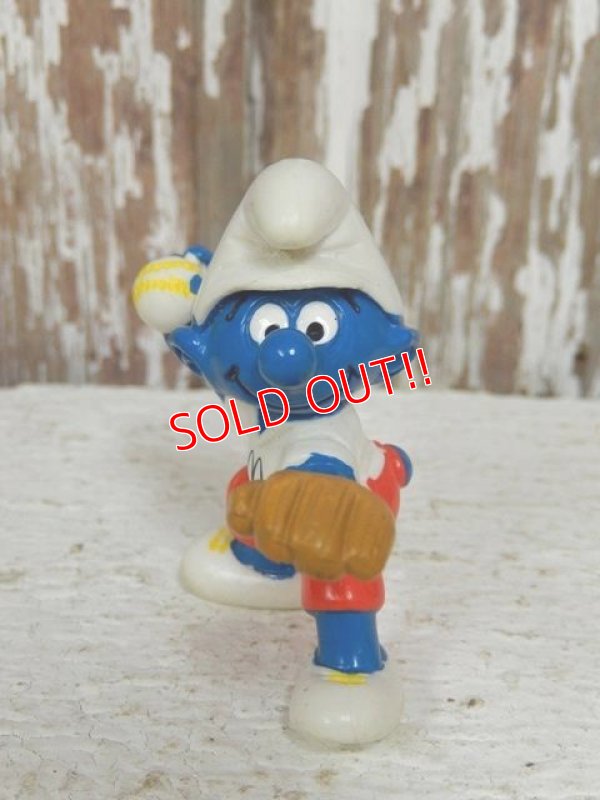 画像2: ct-140409-09 Smurf PVC / 1997 TEAM McDonald's PLAYER Smurf "Baseball Pitcher"