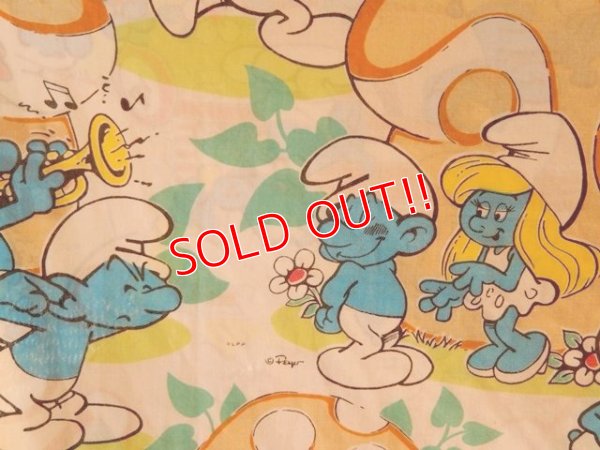 画像4: ct-140415-13 Smurf / 80's Flat Sheet (Twin)