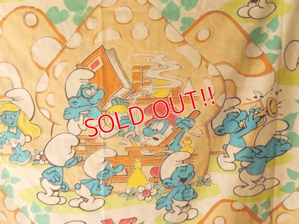 画像5: ct-140415-13 Smurf / 80's Flat Sheet (Twin)