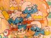 画像2: ct-140415-13 Smurf / 80's Flat Sheet (Twin) (2)