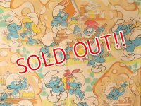 ct-140415-13 Smurf / 80's Flat Sheet (Twin)