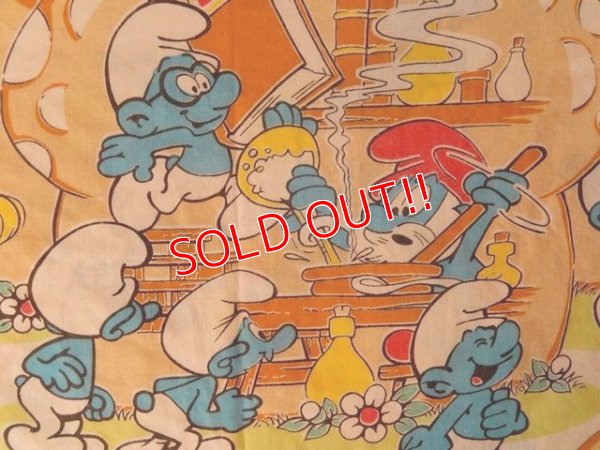 画像3: ct-140415-13 Smurf / 80's Flat Sheet (Twin)