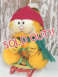 ct-140415-34 Garfield / R.DAKIN 80's Plush Doll "Snow Flyer"