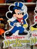 画像2: ct-140408-09 Walt Disney's / Magic Kingdom On Ice 80's Miceky & Minnie Flag (2)