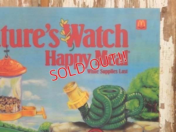 画像3: ad-813-11 McDonald's / 1991 Nature's Watch Happy Meal Translite