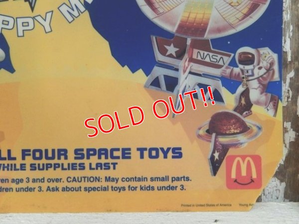 画像5: ad-813-13 McDonald's / 1991 Young Astronauts Happy Meal Translite