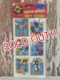 ct-140325-34 DC Comic / Super Heroes 80's Puffy Stickers (B) 
