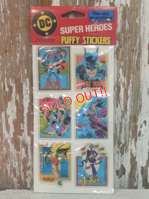 画像1: ct-140325-34 DC Comic / Super Heroes 80's Puffy Stickers (B) 