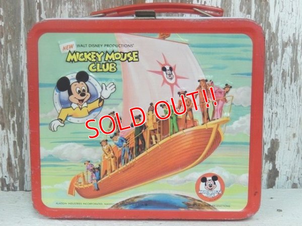 画像2: ct-131121-09 Mickey Mouse Club / Aladdin 70's Lunchbox (Red) 