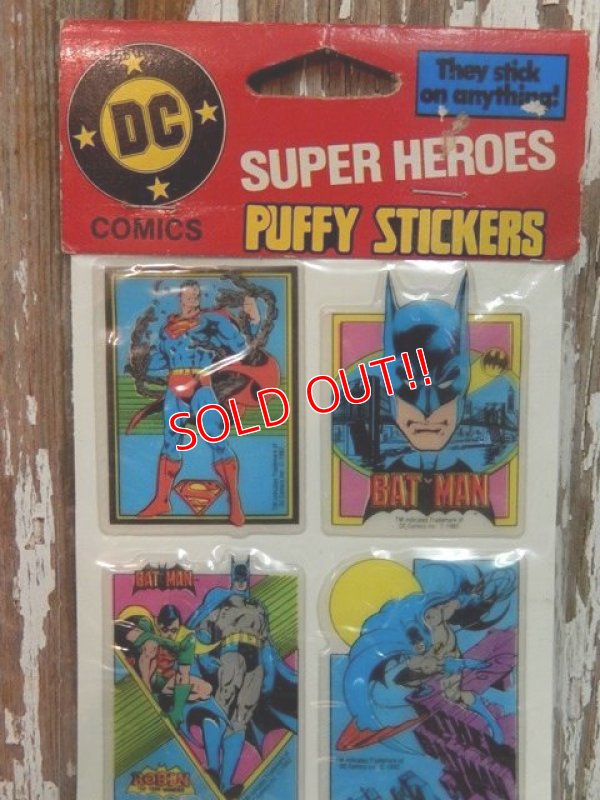 画像2: ct-140325-34 DC Comic / Super Heroes 80's Puffy Stickers (B) 