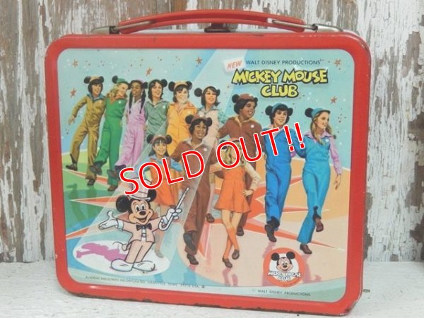 画像1: ct-131121-09 Mickey Mouse Club / Aladdin 70's Lunchbox (Red) 