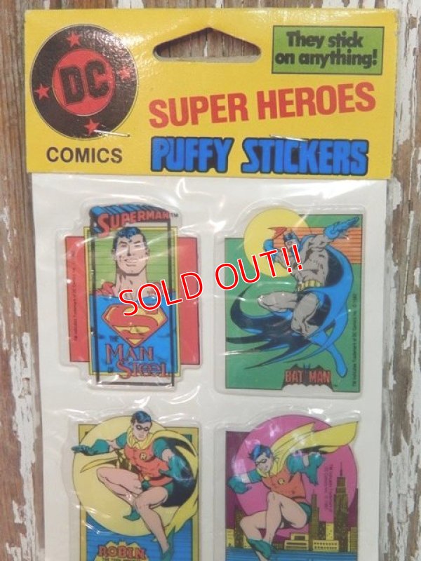 画像2: ct-140325-33 DC Comic / Super Heroes 80's Puffy Stickers (A) 