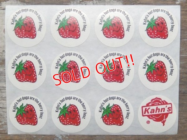 画像1: ct-140318-46 Kahn's / Sticker "Strawberry"