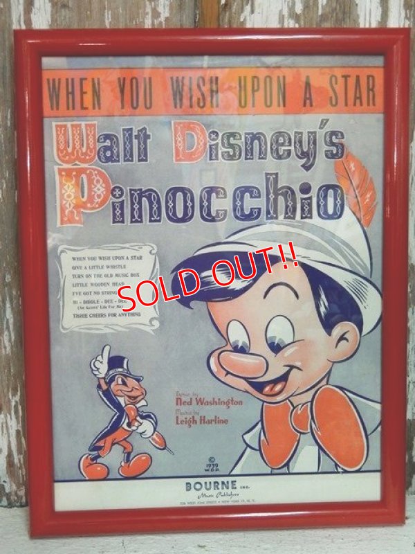 画像1: ct-140318-23 Pinocchio / When You Wish Upon A Star Poster