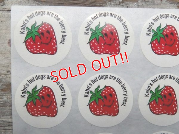 画像2: ct-140318-46 Kahn's / Sticker "Strawberry"