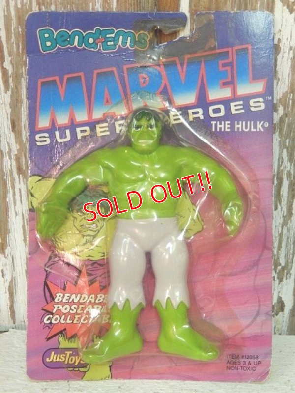 画像1: ct-140429-41 Incredible Hulk / Just Toys 1991 Bendable figure