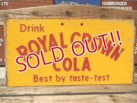 dp-140508-38 Royal Crown Cola / 40's-50's Metal sign