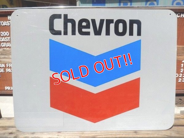 画像1: dp-140508-29 Chevron / Metal sign