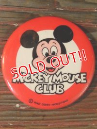 ct-140516-100 Mickey Mouse Club / 60's-70's Pinback