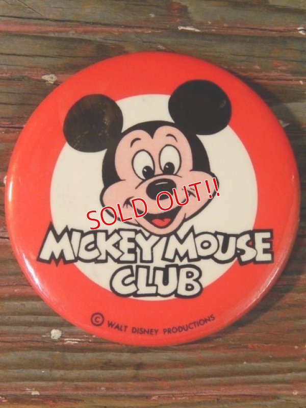 画像1: ct-140516-100 Mickey Mouse Club / 60's-70's Pinback