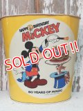 ct-140509-26 Mickey Mouse / 50 yeas of Magic Tin Trash Box