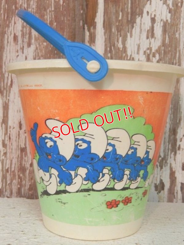 画像1: ct-140509-33 Smurf / 80's Plastic Bucket