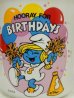 画像2: ct-140509-19 Smurfette / 80's Ceramic Mug "Hooray For Birthdays" (2)