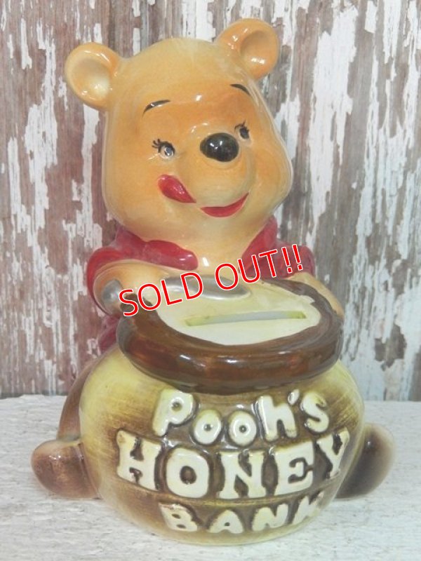 画像1: ct-140516-75 Winnie the Pooh / 70's Ceramic Bank