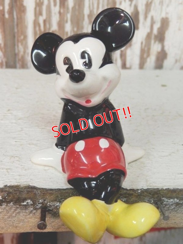 画像1: ct-140516-04 Mickey Mouse / 70's Ceramic figure
