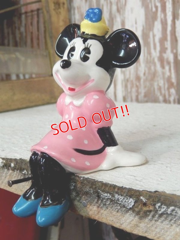 画像3: ct-140516-05 Minnie Mouse / 70's Ceramic figure