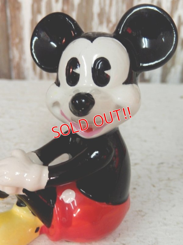 画像2: ct-140516-06 Mickey Mouse / 70's Ceramic figure
