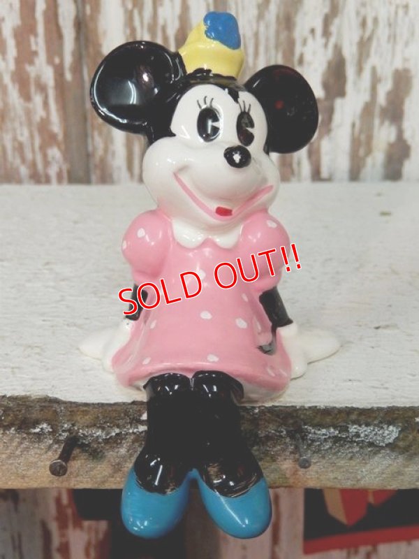 画像1: ct-140516-05 Minnie Mouse / 70's Ceramic figure