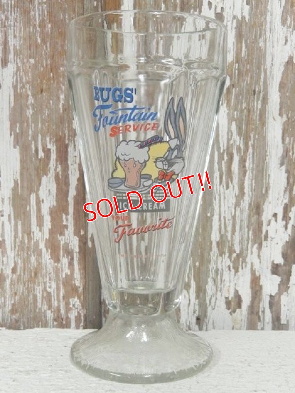画像1: gs-140509-07 Bugs Bunny / 90's Bugs' Fauntain Service Glass