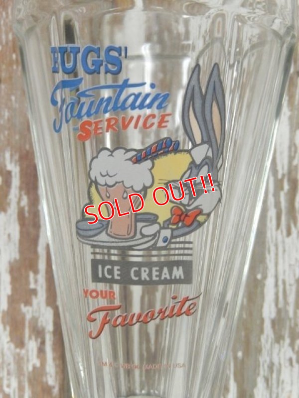 画像2: gs-140509-07 Bugs Bunny / 90's Bugs' Fauntain Service Glass