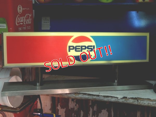 画像1: dp-140508-37 Pepsi / 80's Counter Lighted Sign