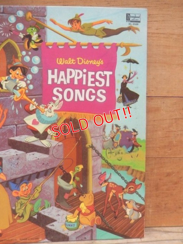 画像4: ct-140510-27 Walt Disney's / Happiest Songs 60's Record