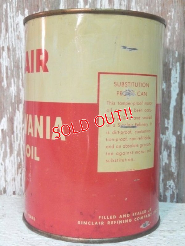 画像2: dp-140508-14 Sinclair / 50's-60's Oil Can