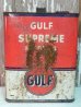 画像1: dp-140508-06 Gulf / 50'-60's Supreme Motor Oil Can (1)