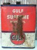 画像3: dp-140508-06 Gulf / 50'-60's Supreme Motor Oil Can (3)