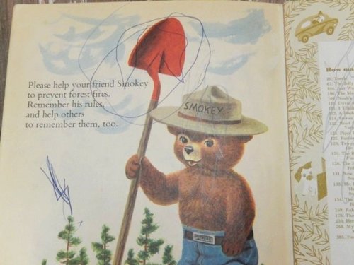 他の写真1: bk-140610-05 Smokey Bear / 70's Picture Book