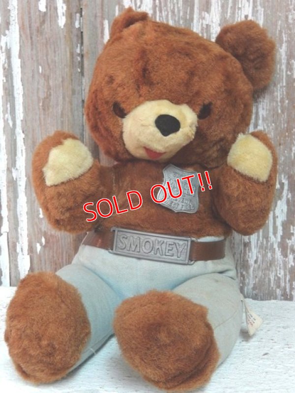 画像1: ct-140510-10 Smokey Bear / IDEAL 60's Plush doll