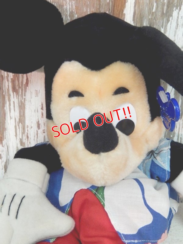 画像2: ct-140429-35 Mickey Mouse / 90's Plush Doll "Aloha shirt"