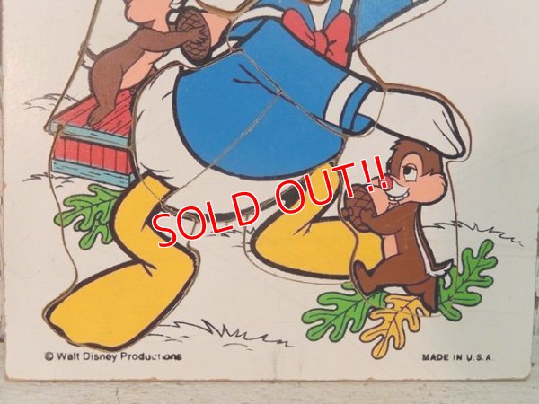 画像3: ct-140611-01 Donald Duck / Playskool 70's Wood Puzzle