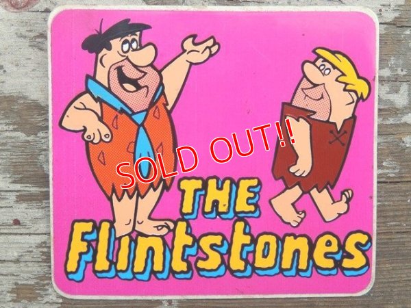 画像1: ct-140408-01 The Flintstones / Vintage sticker