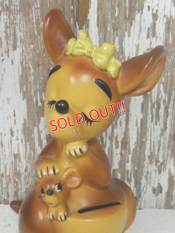 画像2: ct-140509-15 Kangaroo & Baby / 70's Ceramic Bank