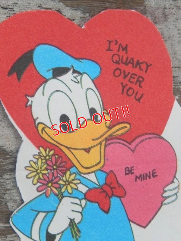 画像2: ct-140318-72 Donald Duck / 60's Valentine's Card