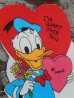 画像2: ct-140318-72 Donald Duck / 60's Valentine's Card (2)