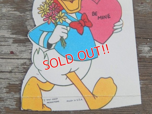 画像3: ct-140318-72 Donald Duck / 60's Valentine's Card